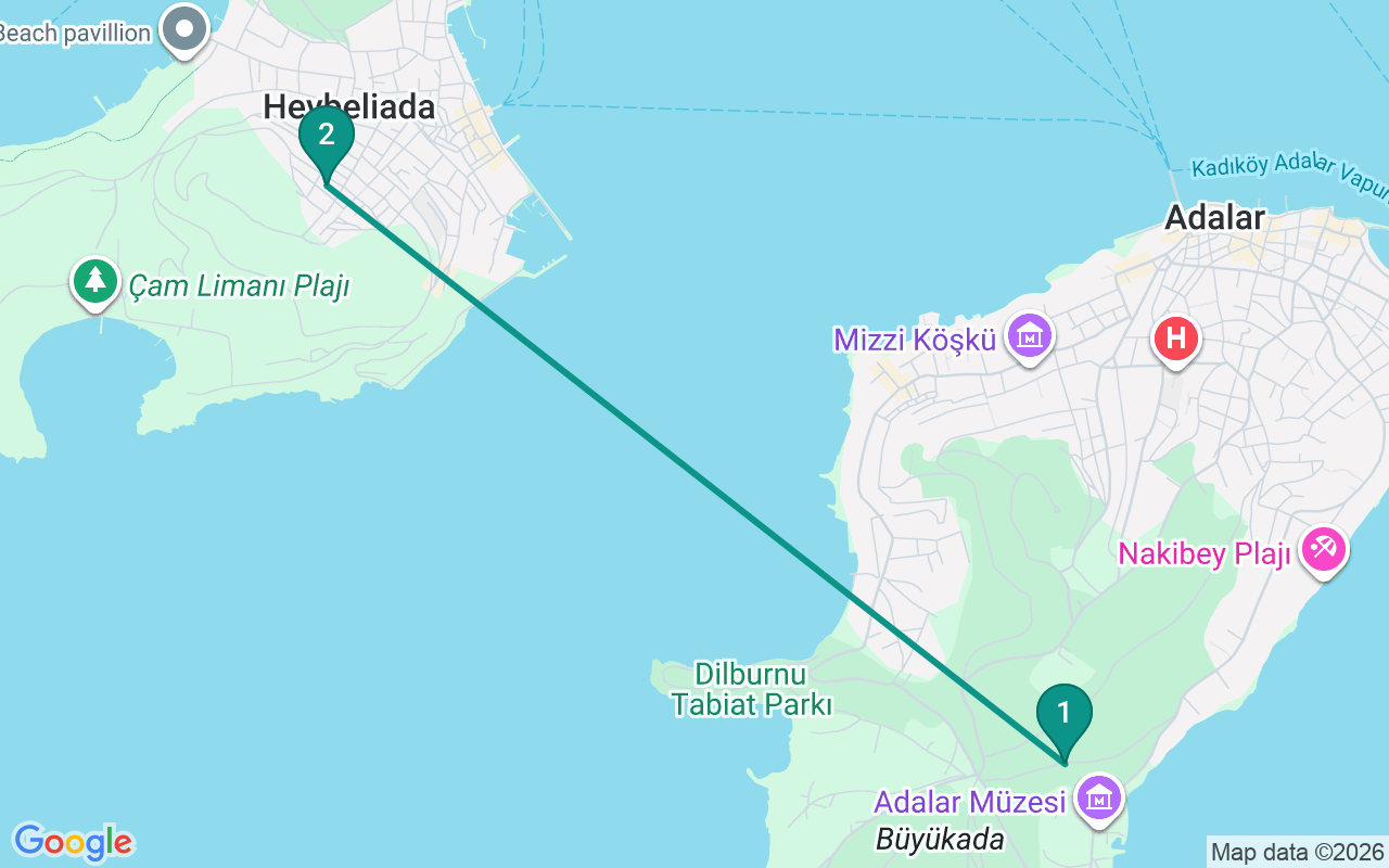 Route —  → 